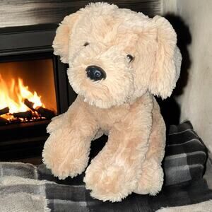 Aurora Plush Dog Golden Labrador Yellow Puppy Stuffed Animal Nursery Decor 13"